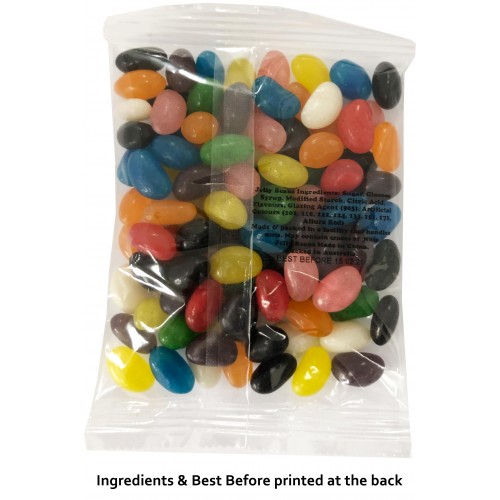 JELLY BEANS BAG 100G (Mixed or Corporate Colours) Confectionery